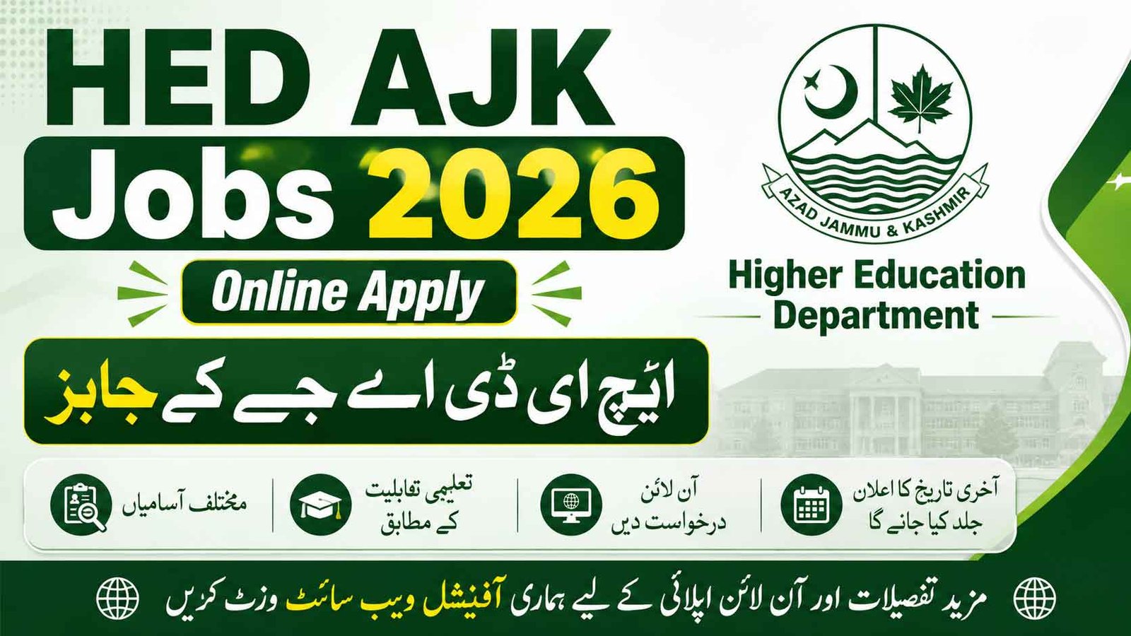 HED AJK Jobs 2026