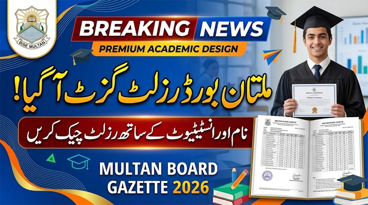 BISE Multan 9th Class Result Gazette 2026 Download Pdf