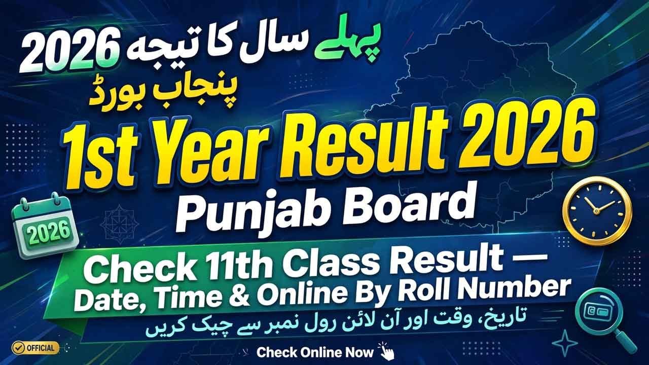 1st Year Result 2026 Punjab Board