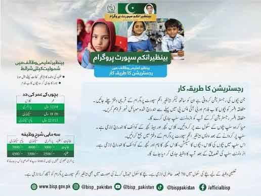 Benazir Taleemi Wazaif 2026 Check By CNIC