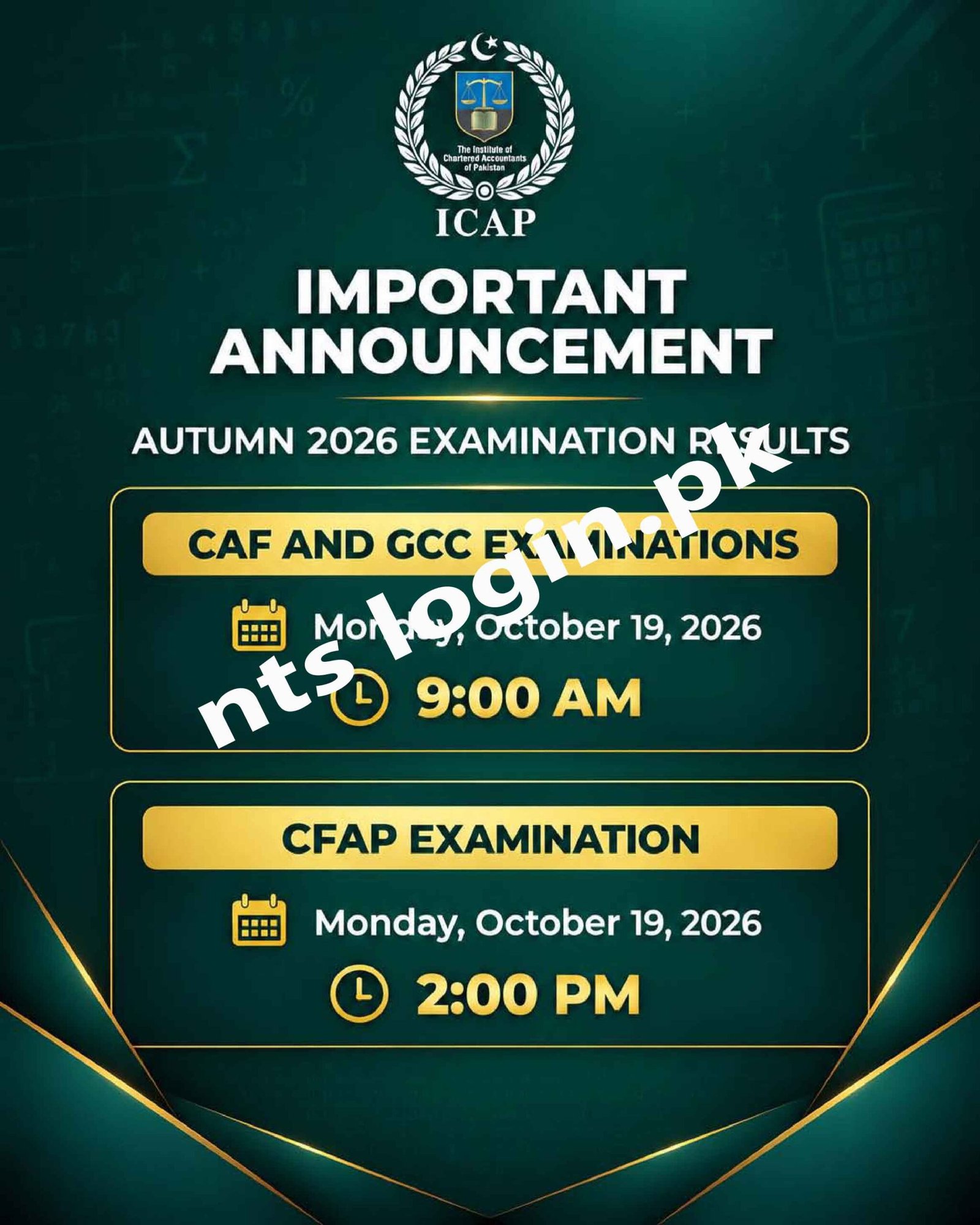 CFAP Autumn 2026 Result